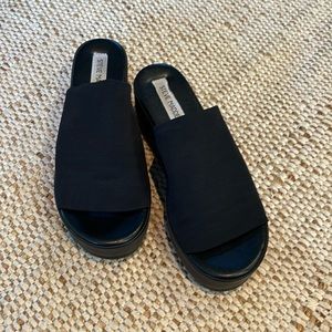 Slinky back sandals by Steve Madden